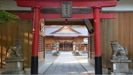 箕島駅近くの箕島神社